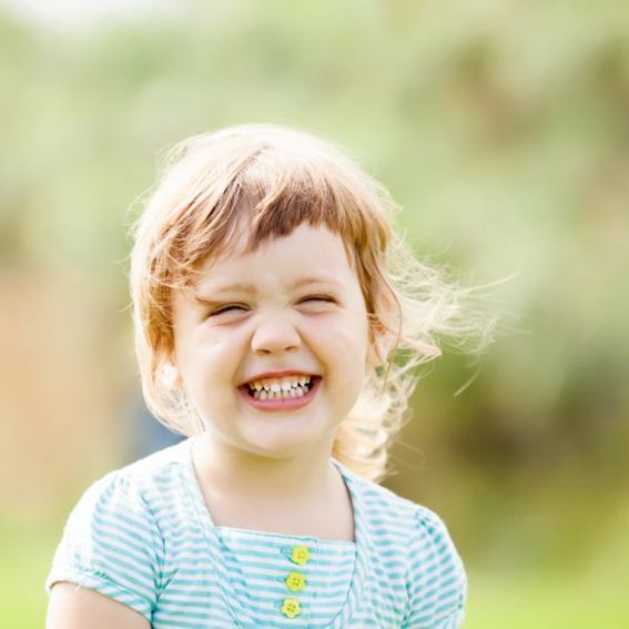 Child receives dental treatment